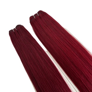 Tối rượu vang 99j thẳng Brazil tóc con người <span class=keywords><strong>Weave</strong></span> bó sóng tự nhiên & ý Curl phong cách - Product Image 1