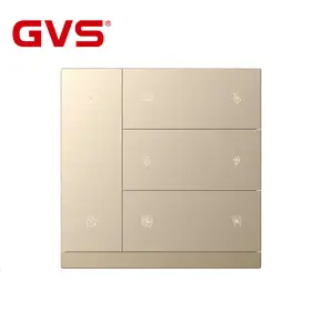 Plastic/Mental/Glass GVS EIB KNX Home Automation Smart Intelligent Push Button in KNX Wall Switches