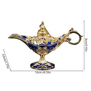 Lámpara de Aladino de Latón Hecha a Mano, Lámpara de Aladino de Latón con Acabado de Latón para Exhibición y Decoración - Product Image 6