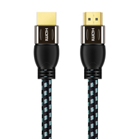 Câble blindé à gaine PVC plaqué or haute vitesse OEM ODM 2.0/2.1 4K/8K pour PS5, téléviseur, moniteur, projecteur