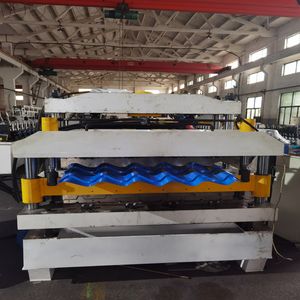 Machine automatique de formage de tuiles en tôle d'acier PPGI émaillée à haute productivité avec moteur et roulement - Product Image 3