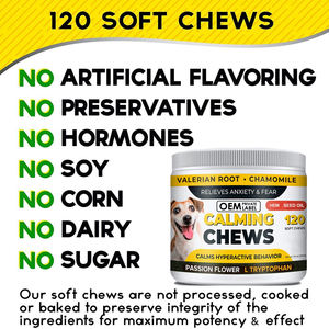 Suppléments de soins de santé pour animaux de compagnie Calming Soft Chews pour favoriser le sommeil aide à la santé parodontale - Product Image 3