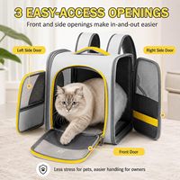 Sac à dos de transport pliable pour animaux de compagnie, directement de l'usine, pour chiens, chats, chatons, lapins, pour la marche et le camping