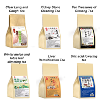 Sachets de thé OEM/ODM aux herbes naturelles pour la détoxification, le soulagement des poumons et du foie, et le bien-être général, contre la maux de gorge et la toux du fumeur