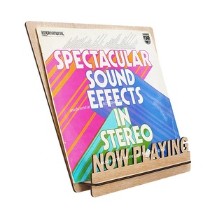 Usine top vente Ply bois jouant maintenant support <span class=keywords><strong>vinyle</strong></span> disques albums présentoir - Product Image 2