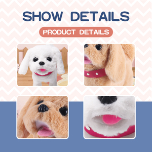 Jouets pour chiens, adorable poupée bébé qui <span class=keywords><strong>marche</strong></span> et <span class=keywords><strong>parle</strong></span>, peluche électrique, téléphone intelligent pour enfants, boîte d'affichage P4G, chien unisexe, CN;GUA - Product Image 5