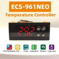 Thermostat électronique numérique ECS-961 NEO avec affichage, indice de protection IP65, communication 485, prise en charge OEM/ODM personnalisée, contrôle de la température