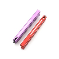 Couteau à lame papillon Siren 2023 en stock, outil manuel, couteau pivotant, produit personnalisé, aluminium 6063-T6, cadeau pour adulte