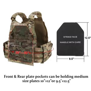 เสื้อเกราะกันกระสุนแบบขายส่ง รุ่น Heavy Duty ระบบ MOLLE ยี่ห้อ Scarab ลายพราง - Product Image 6