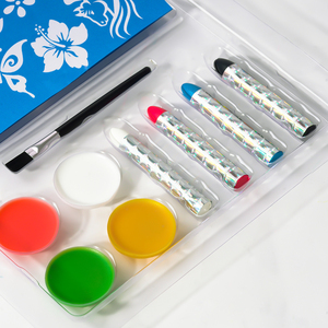 Ensemble de peinture pour le visage avec bâtons, palette et pochoirs pour une expérience améliorée pour les enfants - Product Image 2