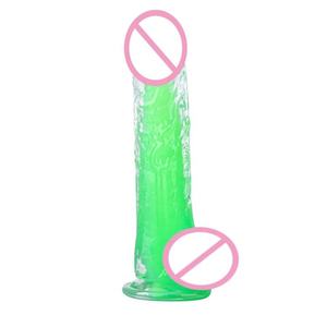 Силиконовый большой мягкий фаллоимитатор для анального секса, огромный кристаллический дилдо-вибратор, секс-товары для женщин - Product Image 2