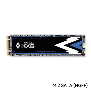Disque dur interne SSD M.2 2280 SATA III 500 Mo/s 128 Go 256 Go 512 Go 1 To NGFF pour Ultrabook, ordinateur portable et PC de bureau - Product Image 1