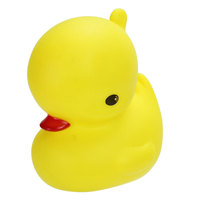 Ensemble de jouets en vinyle lumineux en plastique, directement de l'usine, en stock, jeu de lancer d'anneaux animaux de dessin animé pour canard, avec petite veilleuse parfaite
