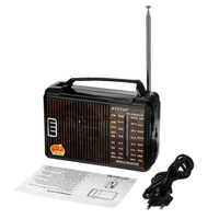 Golon Rx-608acw Rétro Classique En Bois Numérique Récepteur Cadeau Dc 3V Fm/Am Sw1 Sw2 4 Bandes Xbass Stéréo Radio Avec UNE Large Gamme