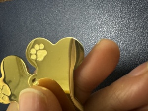 Targhetta per Animali Domestici in Acciaio Inox Yiwu Aceon, Regalo di Capodanno, Finitura Lucida, Incisione Profonda su Due Lati - Product Image 5