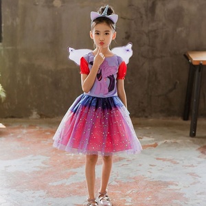 Costume <span class=keywords><strong>da</strong></span> <span class=keywords><strong>Strega</strong></span> per Bambine BX, Vestito di Halloween con Cappello a Punta, Abbigliamento per Spettacoli per Bambini - Product Image 2