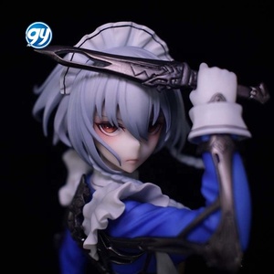 Nueva Figura de Izayoi Sakuya del Proyecto <span class=keywords><strong>Touhou</strong></span>, Modelo de Anime de Sirvienta Roja, Estatua en Caja de Regalo, Manualidades de Plástico - Product Image 2
