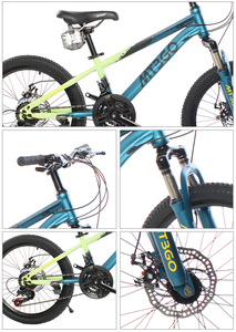 Vélo VTT Enfant Monovitesse 18 20 <span class=keywords><strong>22</strong></span> 24 26 Pouces pour Garçons de 10-13 Ans – Vente en Gros Usine - Product Image 5