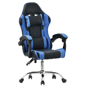 เก้าอี้เล่นเกมทำจากพีซีสีเหลืองสำหรับนักแข่งเก้าอี้เล่นเกมเก้าอี้เล่นเกมสำนักงานคอมพิวเตอร์ผ่อนคลาย - Product Image 1