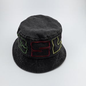 Sombrero de cubo Vintage con logotipo bordado personalizado para adultos, gorra parasol para pesca al aire libre, gorra de <span class=keywords><strong>mujer</strong></span>, sombreros de cubo con logotipo personalizado - Product Image 5