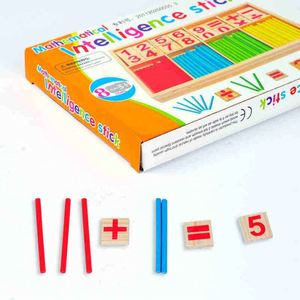 Boîte d'apprentissage des nombres en bois pour enfants, bâtonnets numériques, aides pédagogiques pour l'école primaire, jouets éducatifs pour l'apprentissage précoce des mathématiques - Product Image 3
