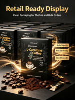 Café Instantáneo Adelgazante con MCT, L-Carnitina y Frijol Blanco, Bajo en Carbohidratos, Bebida Energética para Desayuno, Gimnasio y Entrenamiento