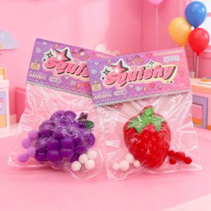 Nouveau jouet anti-stress créatif en caoutchouc souple TPR, à pétrir, pour soulager le stress et la tension, modèle fruit, très populaire à l'international - Product Image 2