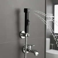 Cabezal de Ducha Manual de Plástico ABS de Fábrica, Alta Presión, Ahorro de Agua, Acabado Cromado, Diseño Moderno para Baño