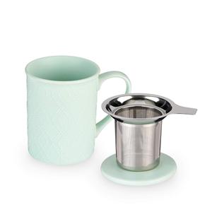 Filter <b>Tea</b> Cup <b>Mug</b> + Strainer + Lid Three-piece Set - Product Image 6