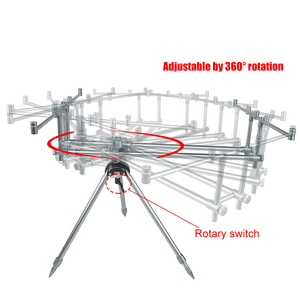 Nuevo Soporte Ajustable y Retráctil para Cañas de Pesca de Carpa, Poste Telescópico Plegable, Accesorios para Aparejos de Pesca - Product Image 4