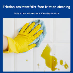 Kit de acabado de pintura de azulejos y bañera de acrílico blanco Recubrimiento a base de agua fácil de usar <span class=keywords><strong>para</strong></span> la comodidad del fregadero de baño y cocina - Product Image 6