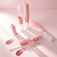 Emballages personnalisés par le fabricant, tubes vides pour gloss à lèvres double embout, baume à lèvres, huile à lèvres, gloss brillant ; emballage en plastique en option