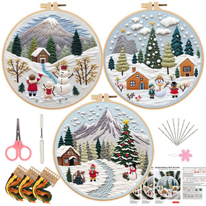 <span class=keywords><strong>Kit</strong></span> <span class=keywords><strong>de</strong></span> manualidades DIY <span class=keywords><strong>de</strong></span> Navidad 2025 <span class=keywords><strong>para</strong></span> <span class=keywords><strong>principiantes</strong></span>, manualidades bordadas que incluyen costura <span class=keywords><strong>de</strong></span> <span class=keywords><strong>punto</strong></span> <span class=keywords><strong>de</strong></span> <span class=keywords><strong>cruz</strong></span> <span class=keywords><strong>para</strong></span> mesa colgante <span class=keywords><strong>de</strong></span> pared - Product Image 3