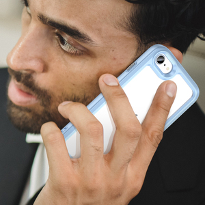 เคสฝาหลังกรอบ TPU แบบแข็งอะคริลิคกันกระแทกแบบไฮบริดแข็งด้านหลังมี4มุมด้านในสำหรับ <span class=keywords><strong>Apple</strong></span> <span class=keywords><strong>iPhone</strong></span> <span class=keywords><strong>SE</strong></span> <span class=keywords><strong>2</strong></span> 2020 - Product Image 5