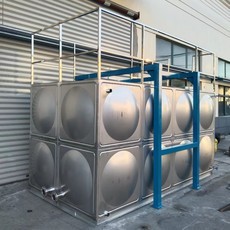 Réservoir d'eau en acier inoxydable 316 boulonné, SS 304, capacité de 500 à 10 000 litres, 3 000 L/heure, garantie de 3 ans, équipement de traitement de l'eau - Product Image 6