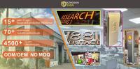 Panneau publicitaire LED ou Lightbox sur City Street avec base isolée