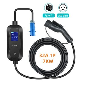 Nouveau <span class=keywords><strong>chargeur</strong></span> de voiture électrique <span class=keywords><strong>portable</strong></span> Simsukian SK-AC16 16A 3.5/7KW Connecteur Type2/GBT Faible <span class=keywords><strong>consommation</strong></span> d'énergie en veille Câble de 5 m Certifié CE - Product Image 4