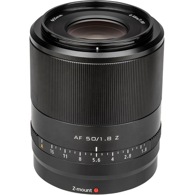 Viltrox AF 55mm F1.8 Z Mount Fixed Focus Full-frame Lens for Z5/Z6/Z7 with F1.8-F16 Aperture for Vlog/TikTok Video Capture