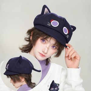 Chapeaux d'oreilles de chat de dessin animé pour femmes Cosplay Harajuku Y2K filles <span class=keywords><strong>Berret</strong></span> Cap - Product Image 2