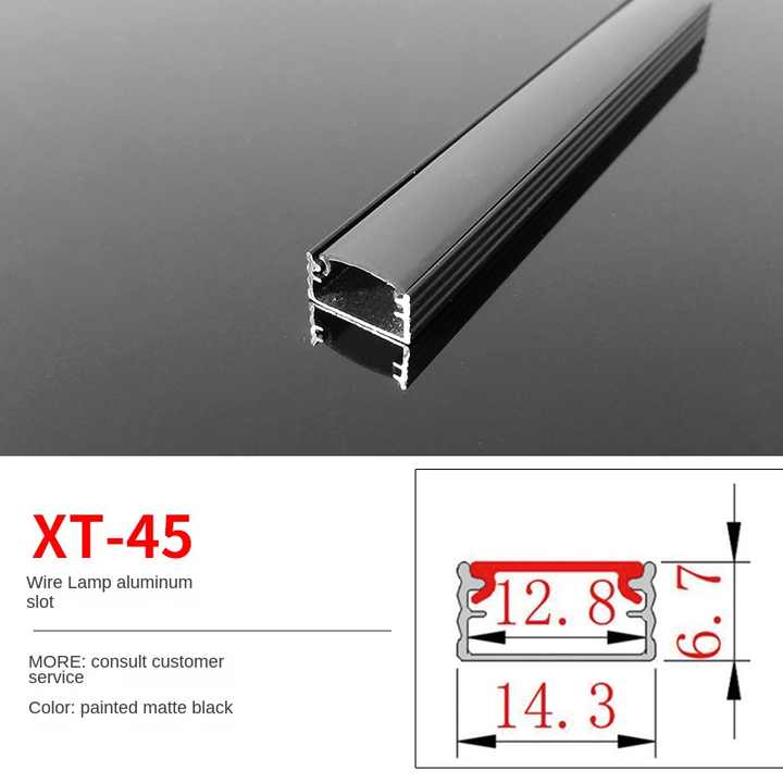 25*15mm LED Channel System U Shape Extrusion LED Profile Aluminum Track for Led Strip Lighting