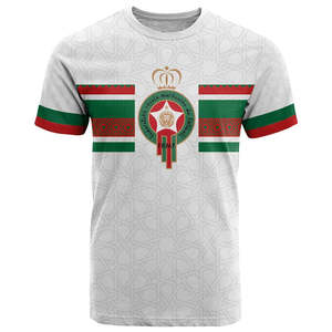 Camiseta de Fútbol de la Selección Nacional de Marruecos Lions De L'Atlas 2026, Camiseta Ligera de Manga Corta con Estampado Completo, Informal y Esencial para Hombre - Product Image 1