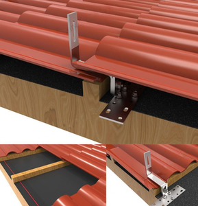 Bán buôn Trung Quốc nhà cung cấp kích thước tiêu chuẩn nhôm năng lượng mặt trời móc áo bu lông PV mô-đun trên mái nhà năng lượng mặt trời bảng điều khiển gắn khung - Product Image 3