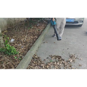 Souffleur sans fil Lutian 20V, moteur sans balais alimenté par batterie, souffleur de feuilles portable, modèle rouge - Product Image 2