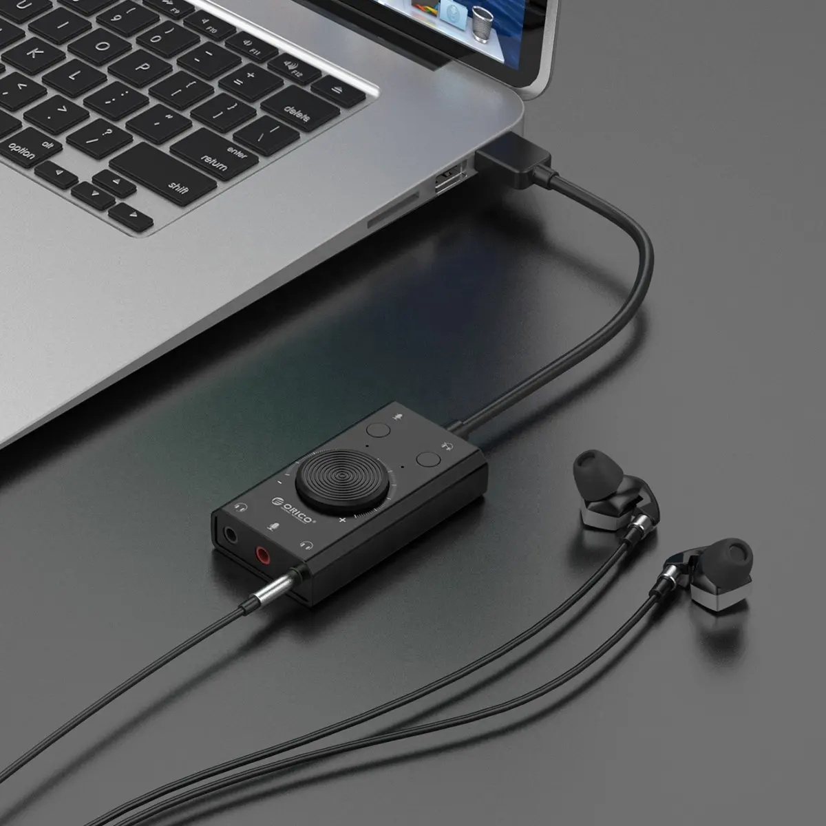 ORICO 2021 Creative Audio Dynamic Interface Digital Mobile Small External Driver-free USB Sound Greeting Card SC2