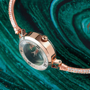 GEDI-Reloj de pulsera de cuarzo para mujer, accesorio de lujo con arena movediza, resistente al agua, único - Product Image 4