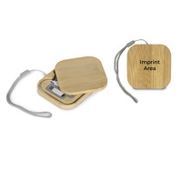 Ensemble adaptateur USB en bois de bambou écologique, câble Type C en paille de blé, kit de connecteurs USB multifonctions, cadeau promotionnel d'entreprise