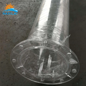 Túnel de diapositivas de acrílico transparente Naxilai 39,37 "Dimater 78,74" de longitud con brida personalizada - Product Image 1