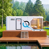 Mini-maison capsule compacte Apple Cabin, maisonnette préfabriquée peu encombrante, petite cabine modulaire en conteneur pour poste de repos routier