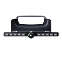 Accessoire automobile : Écran tactile avec éclairage et station d'accueil pour Tesla Model 3/Y/3 Highland/Y Juniper, extension de base de console à bouton, adaptateur de voiture