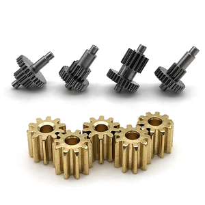 Piezas de torneado de mecanizado CNC personalizadas, engranajes de aluminio y latón, engranajes de transmisión de precisión, engranaje recto fabricado en acero inoxidable - Product Image 1